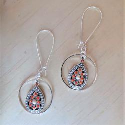 Boucles d oreilles vanille cannelle